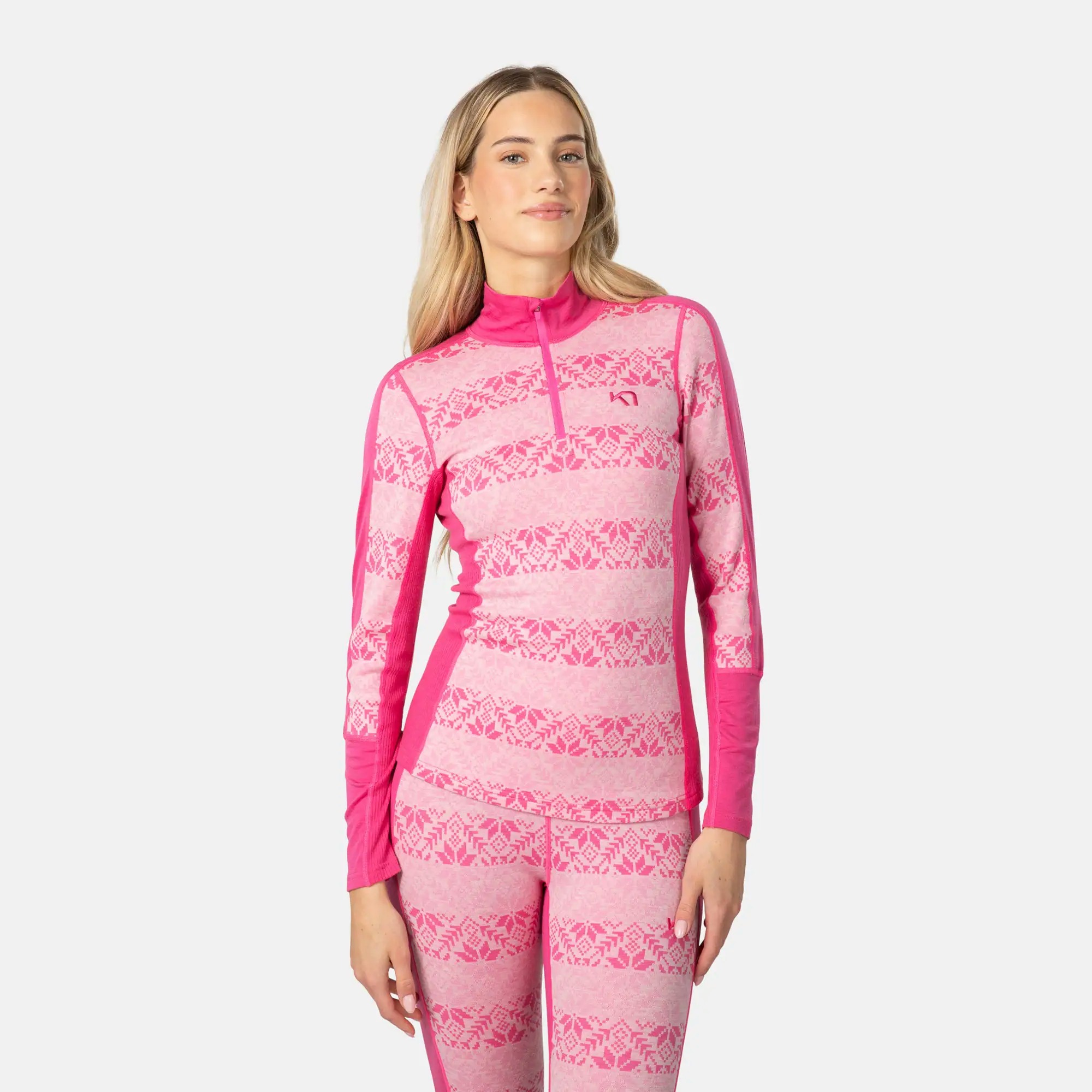 Kari Traa Anna Half-Zip Base Layer Top - Women's view 2