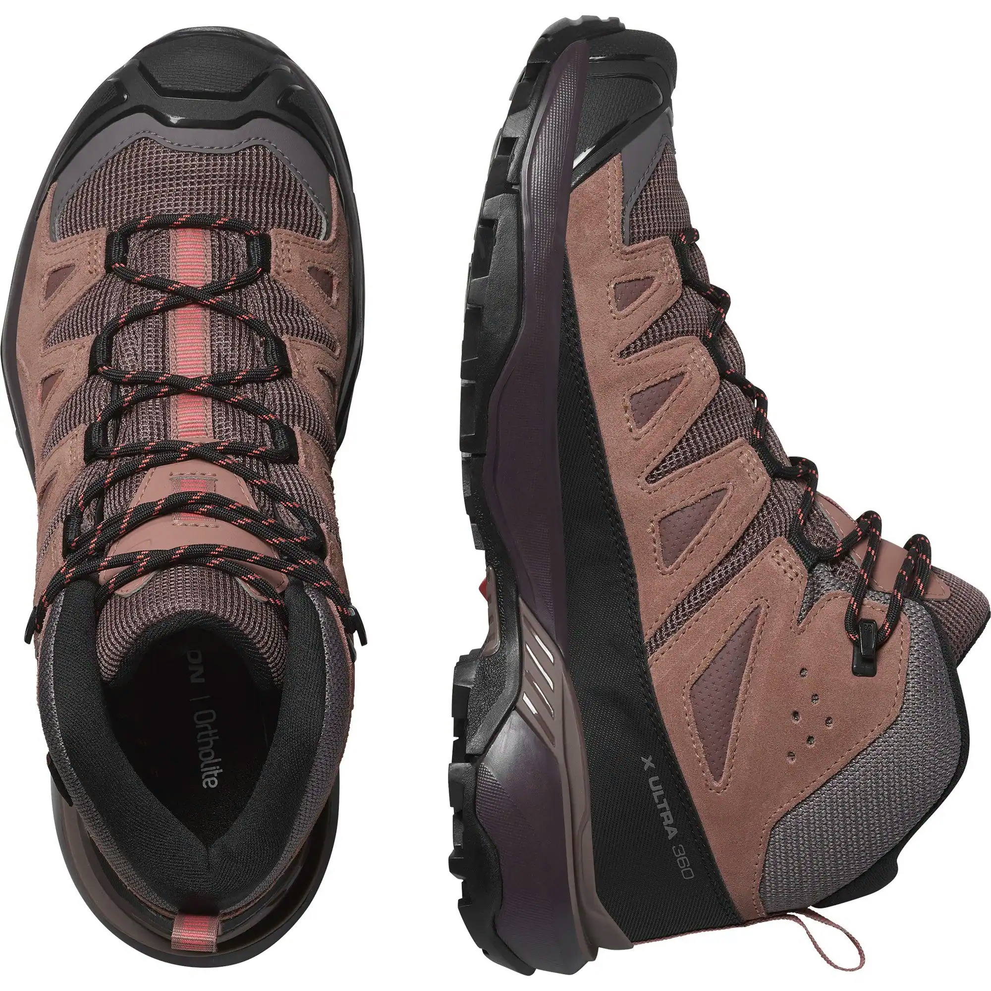 Salomon X Ultra 360 Leather Mid GORE-TEX Hiking Boots - Women's view 5