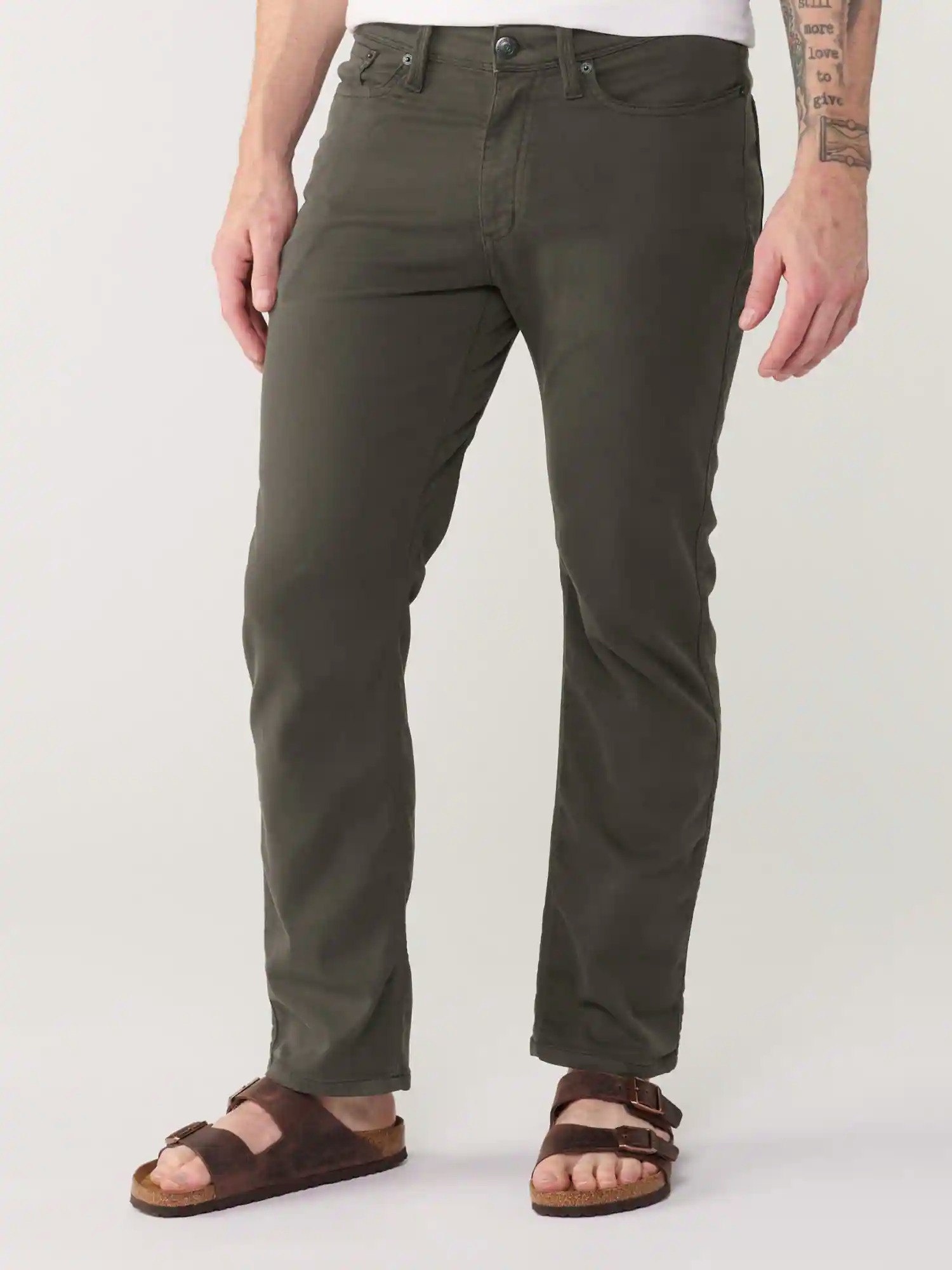 Sweat Straight Pants - Men's view 2