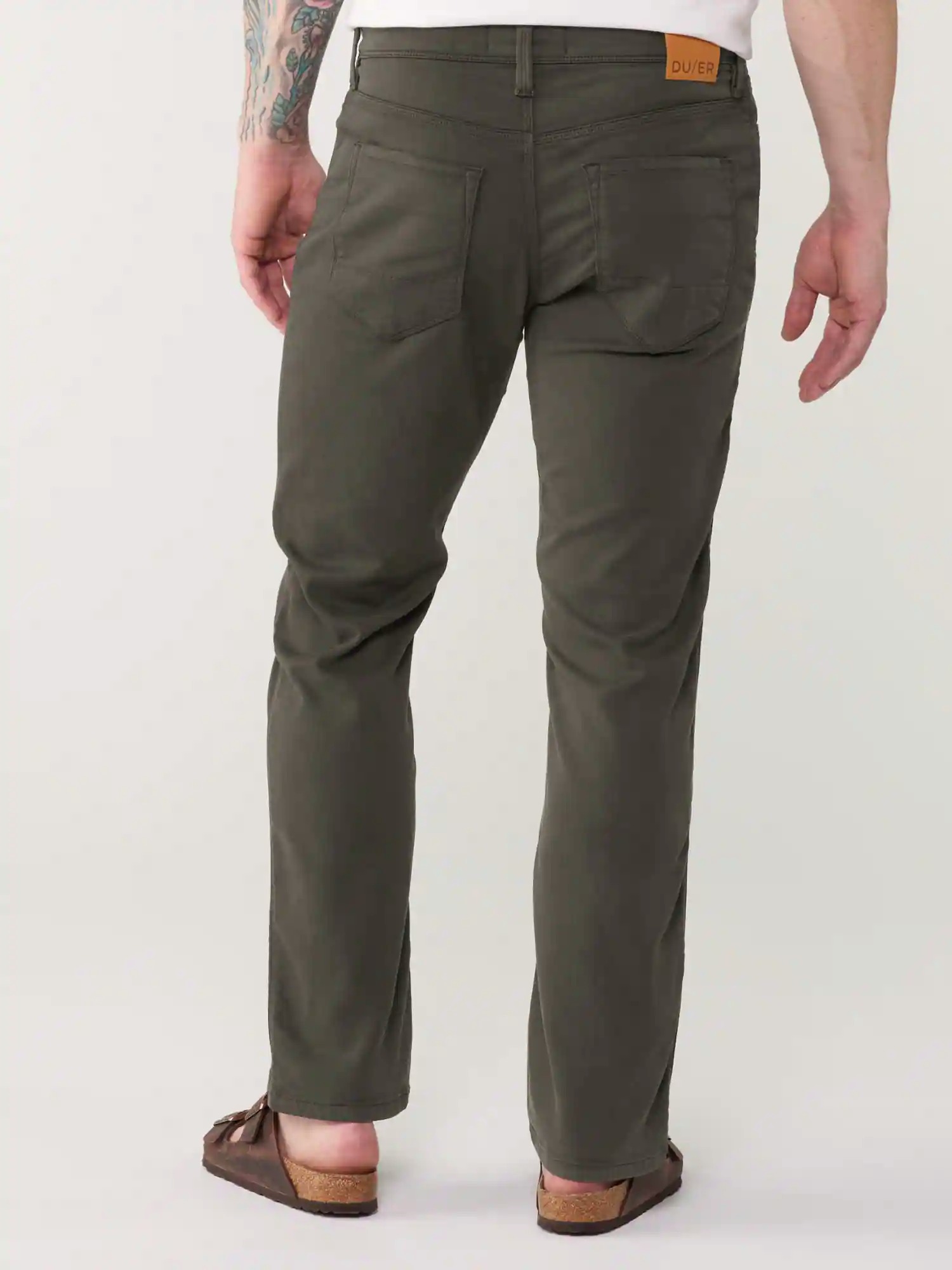 Sweat Straight Pants - Men's view 3