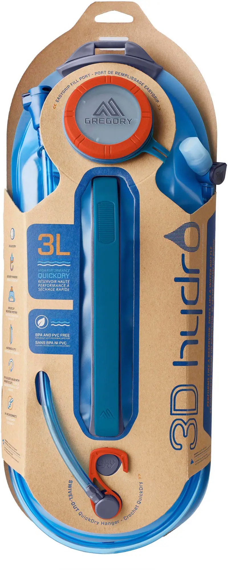 Gregory 3D Hydro Hydration Reservoir - 3 Liters view 3