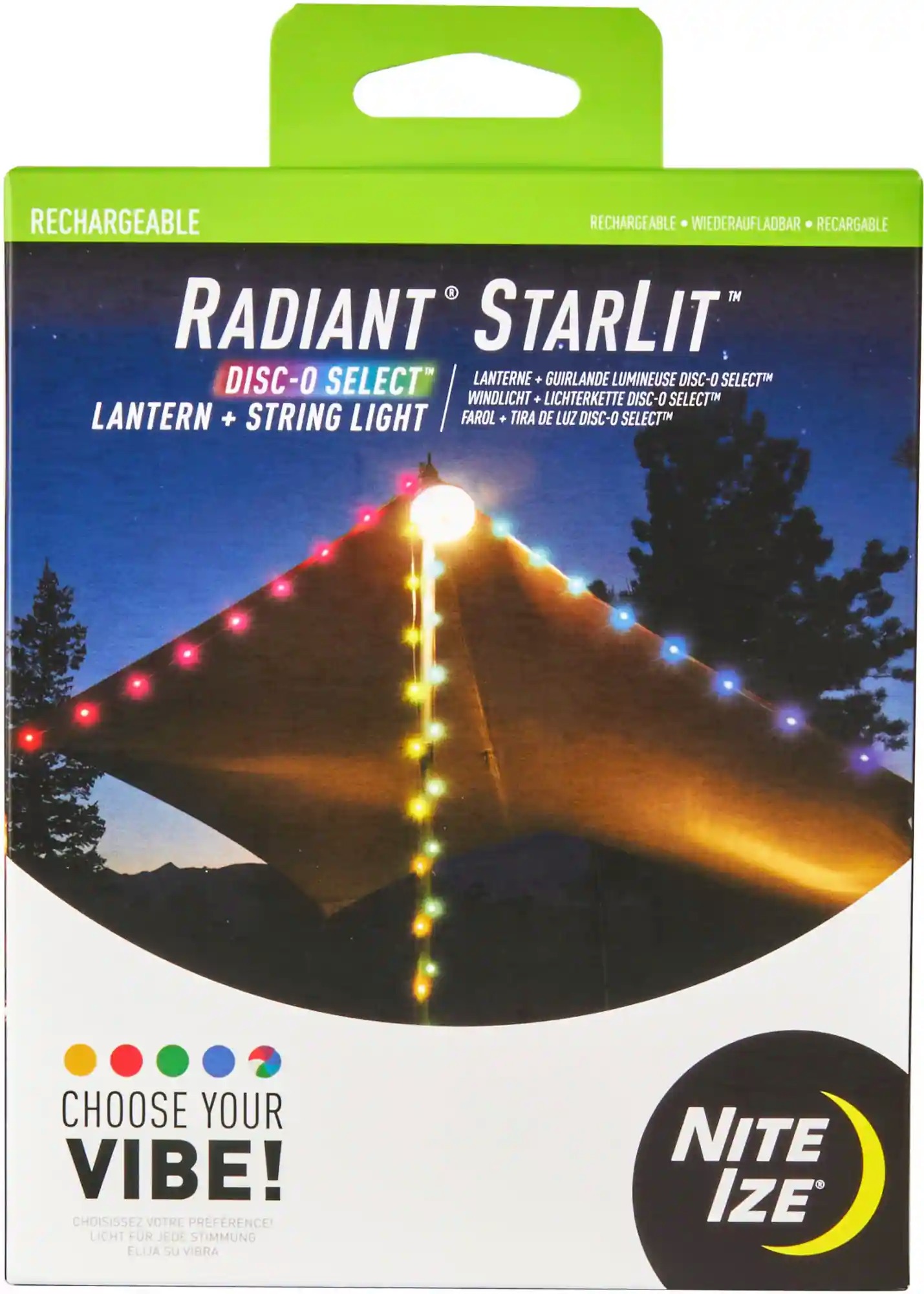 Nite Ize Radiant StarLit Rechargeable Lantern and String Light view 3