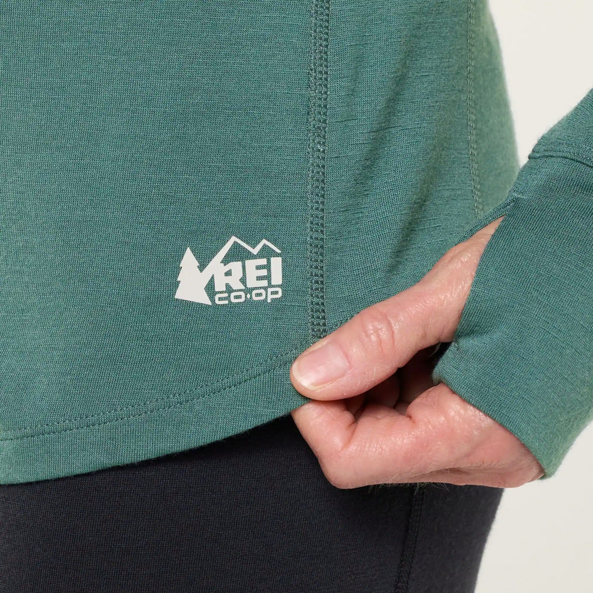 REI Co-op Heavyweight Merino Base Layer Half-Zip Top - Women's view 2