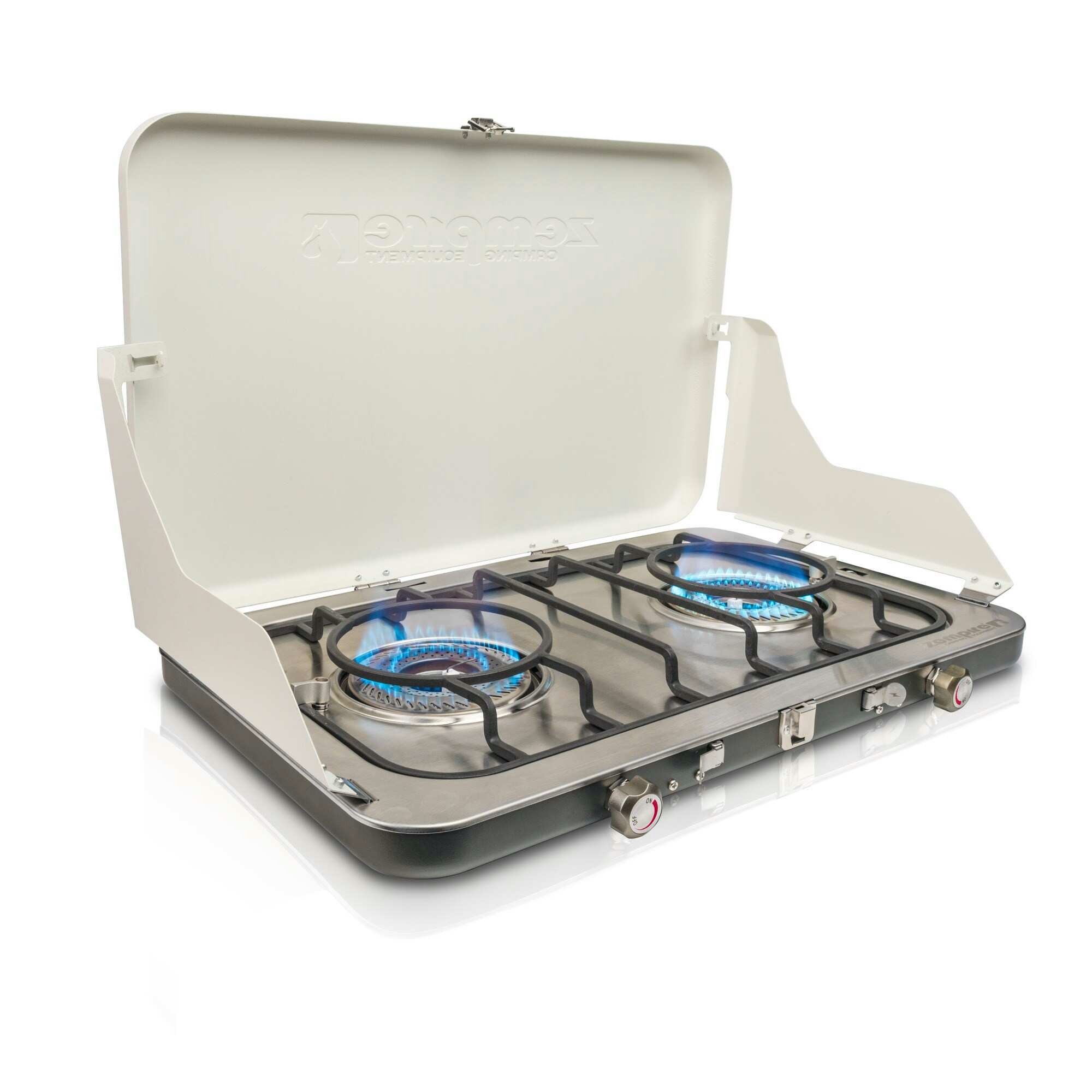 Zempire 2-Burner DLX Wide Stove view 4