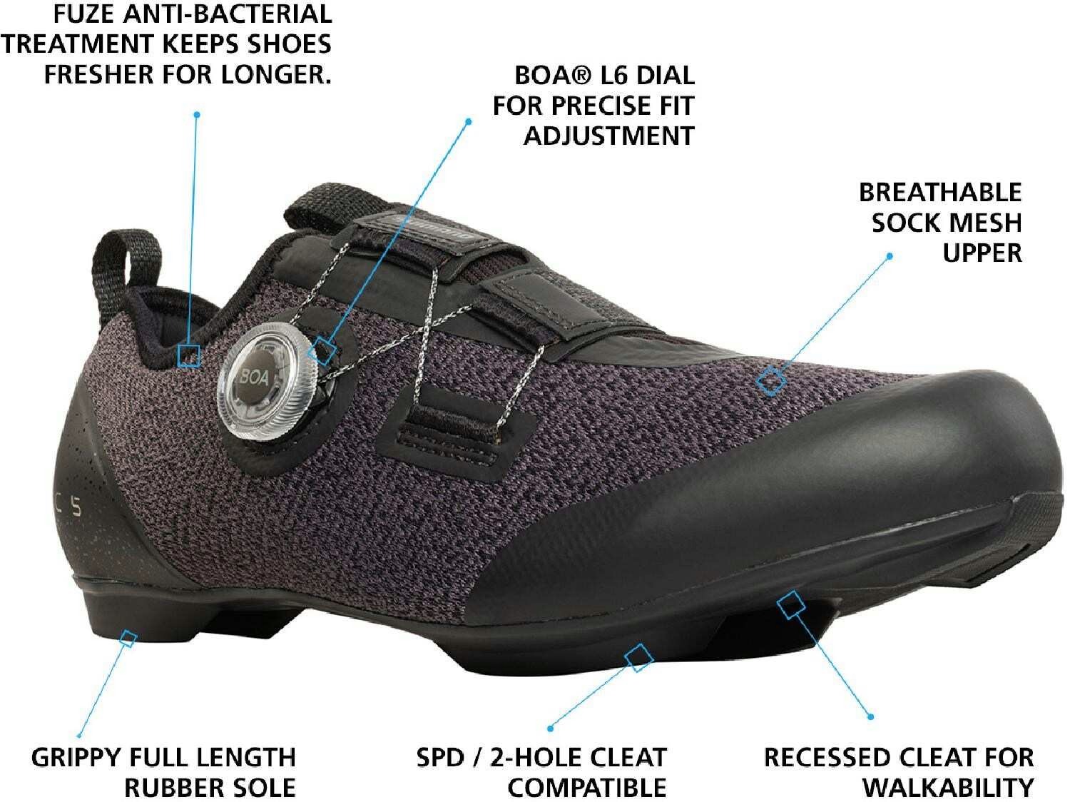 Shimano IC501 Indoor Cycling Shoes view 7